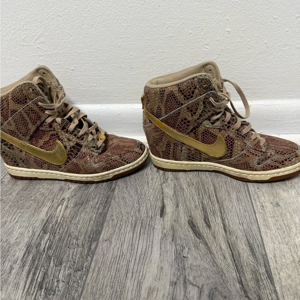 Used Beautifully Worn Nike Dunk Sky Hi "Year of the Snake" QS (Quickstrike) - Picture 4 of 8